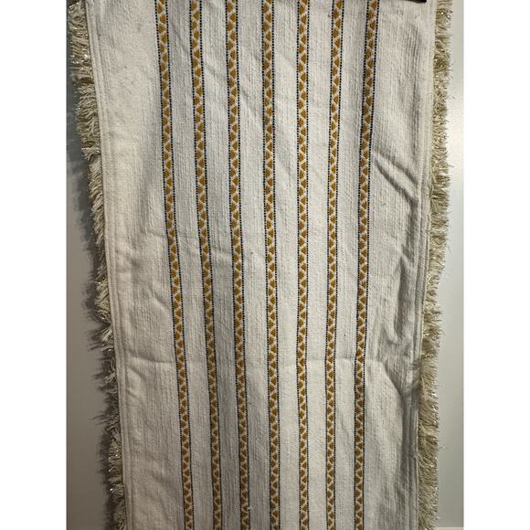 Max Studio Table Runner 16” X 90” Cream Animal Giraffe Print Stripe NWT - Picture 4 of 8